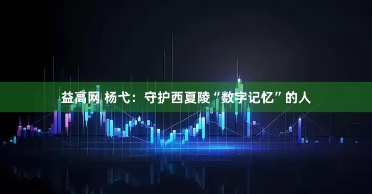 益高网 杨弋：守护西夏陵“数字记忆”的人